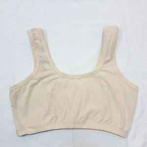 ARQ Full Coverage Bra, XL, unbleached natural cotton